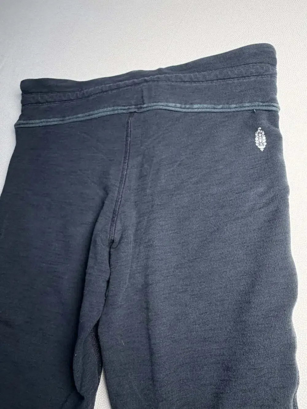 Free People Movement Joggers Womens M Gray Colorblock Drawstring Lounge Pants